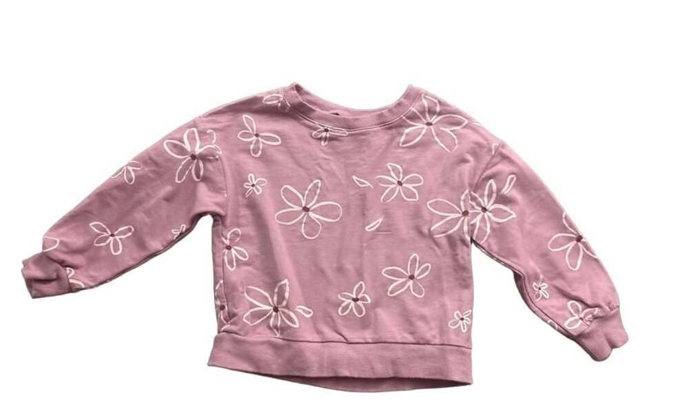 Carter's Floral Sweatshirt Size 4T/4A Pink